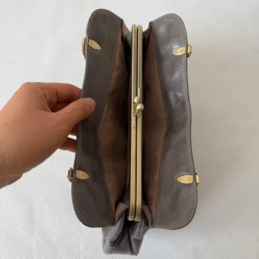 [BUNJANG] LANCASTER Leather Chain Shoulder Bag / LANCASTER 레더 체인 숄더백