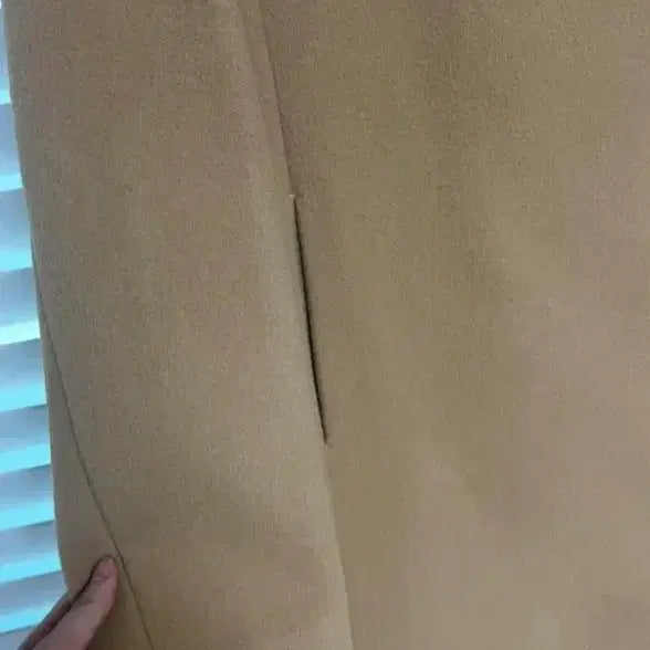 [BUNJANG] Cashmere Minimal Coat Beige / 파사드패턴 캐시미어 미니멀 코트 베이지