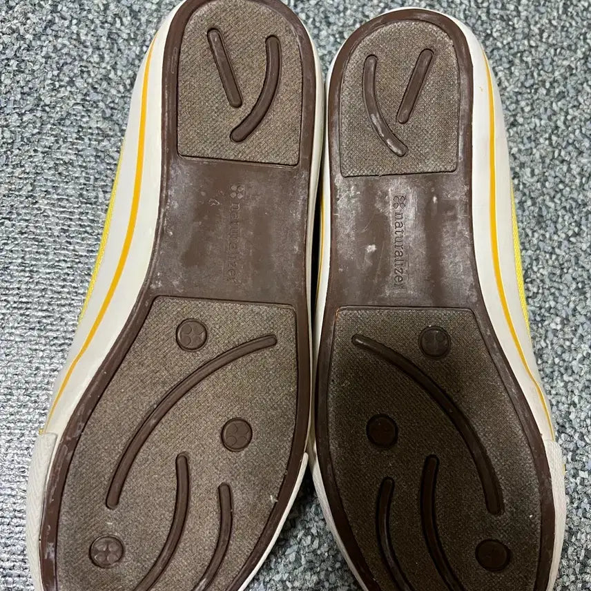 [BUNJANG] Naturalizer Yellow Ribbon Canvas Flats US 9M/255-260 / 내추럴라이저 노란 리본 단화 캔버스 플랫즈 US 9M/255-260