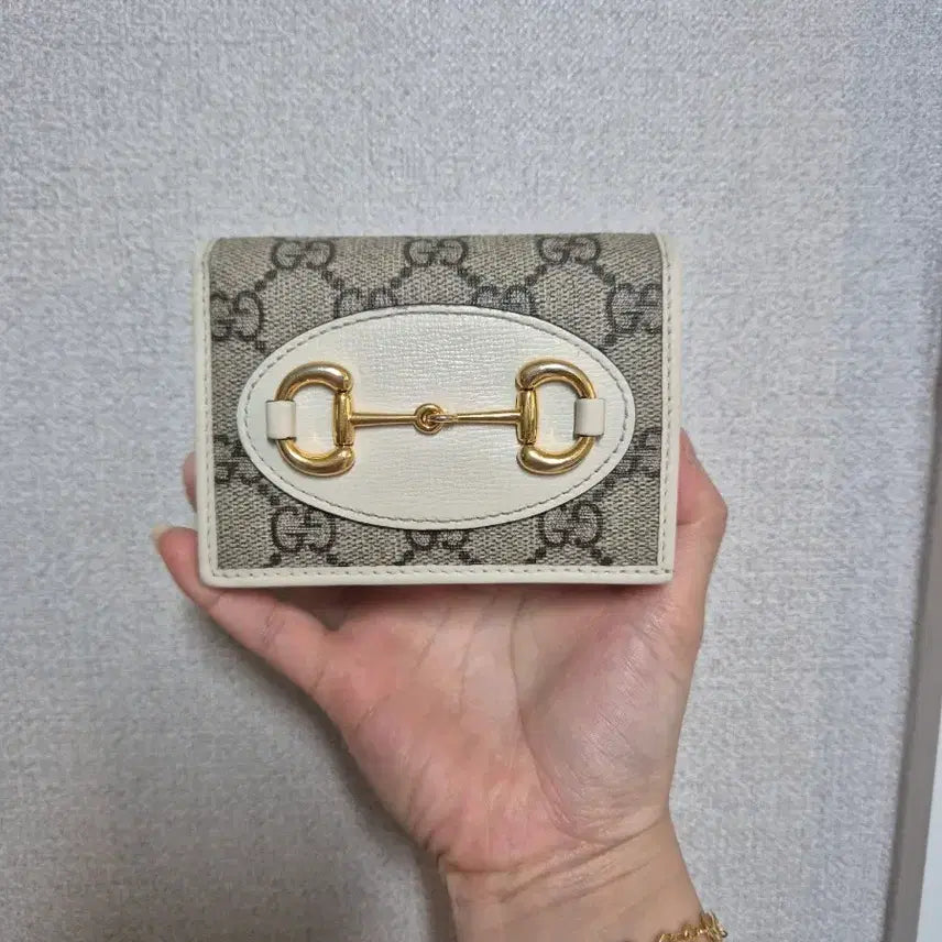[BUNJANG] Gucci Horsebit GG Supreme Wallet (Full Package) / 구찌 홀스빗 GG 슈프림 반지갑 풀박스 | 여성 반지갑 상태좋음