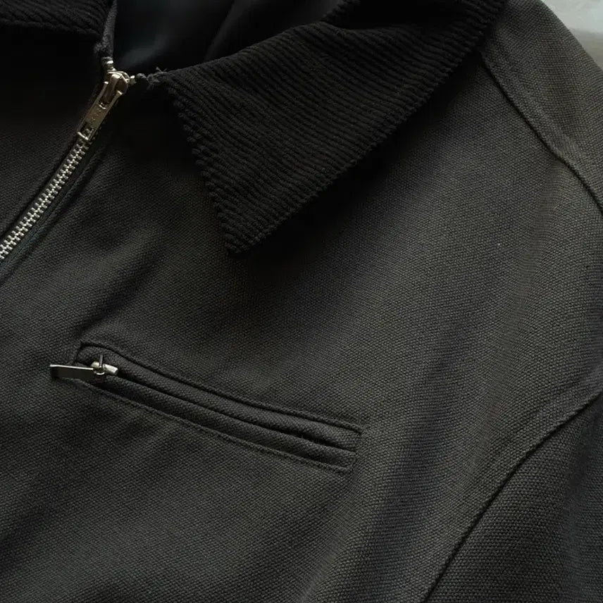 [BUNJANG] Drawfit Contrast Work Trucker Jacket [D.Grey] / (XL) 드로우핏 콘트라스트 워크 트러커 자켓 [D.GREY] 판매