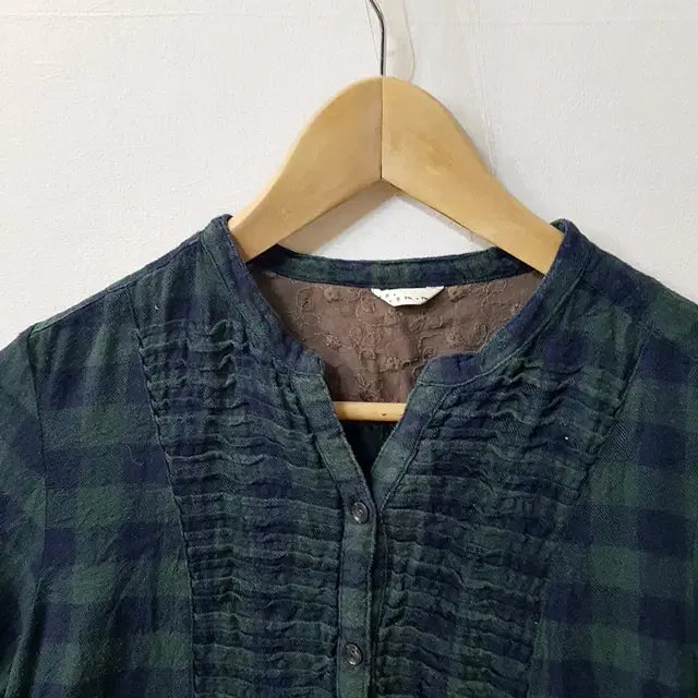 [BUNJANG] Black Watch Blouse / com 블랙와치 블라우스