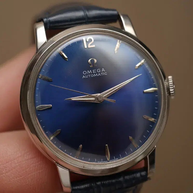 [BUNJANG] Vintage Omega Blue Dial Automatic Watch / 빈티지 오메가 청판 오토매틱