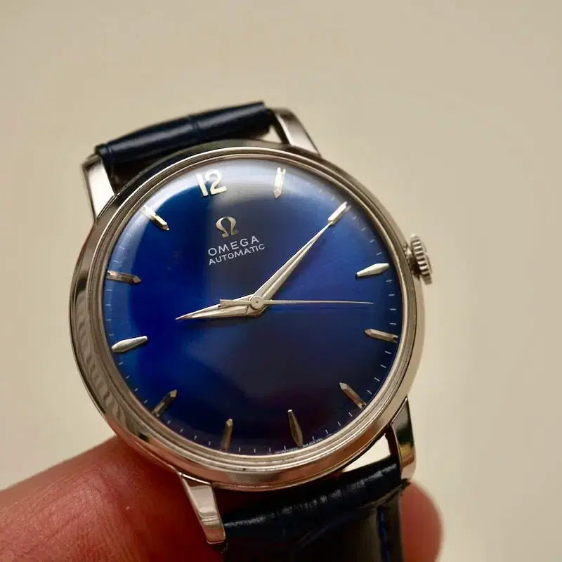 [BUNJANG] Vintage Omega Blue Dial Automatic Watch / 빈티지 오메가 청판 오토매틱