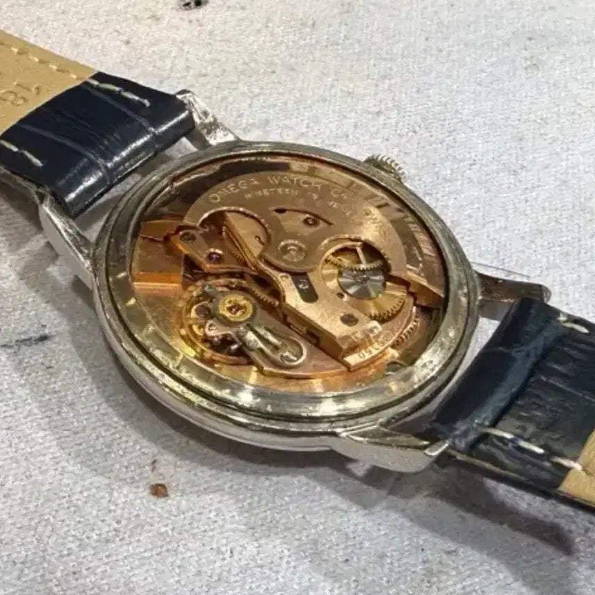 [BUNJANG] Vintage Omega Blue Dial Automatic Watch / 빈티지 오메가 청판 오토매틱