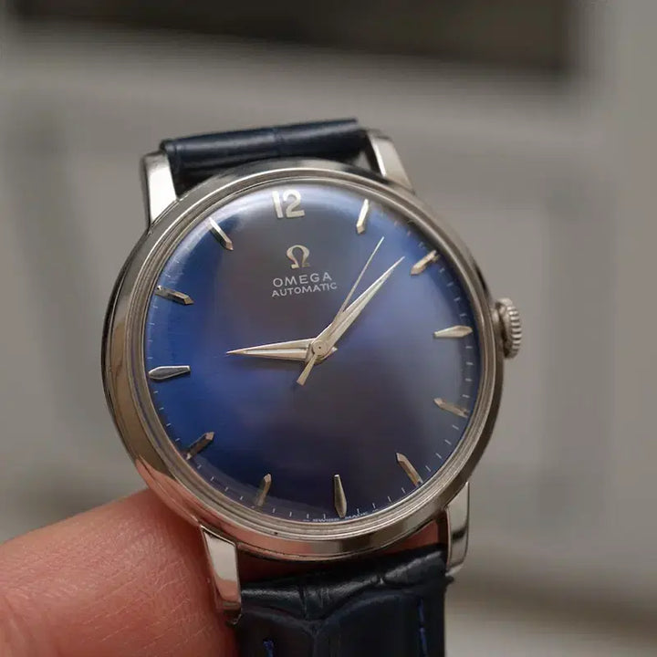 [BUNJANG] Vintage Omega Blue Dial Automatic Watch / 빈티지 오메가 청판 오토매틱