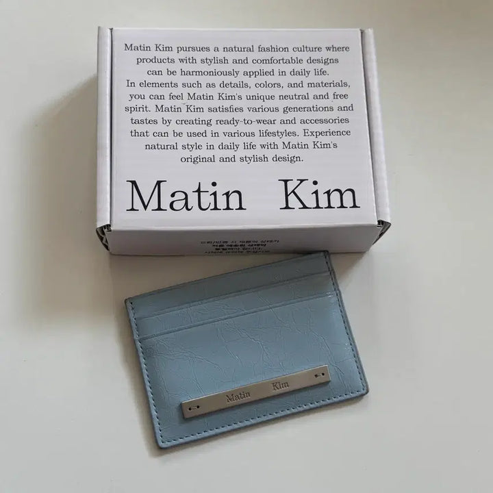 [BUNJANG] Matinkim Glossy Wallet Sky / 마뗑킴 글로시 월렛 스카이