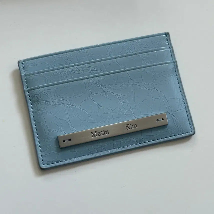[BUNJANG] Matinkim Glossy Wallet Sky / 마뗑킴 글로시 월렛 스카이