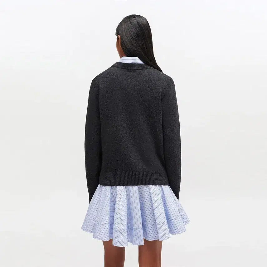 [BUNJANG] 25FW Ganini Puppy Wool Sweater Phantom [M] / 25FW 가니 퍼피 울 스웨터 팬텀 [M]