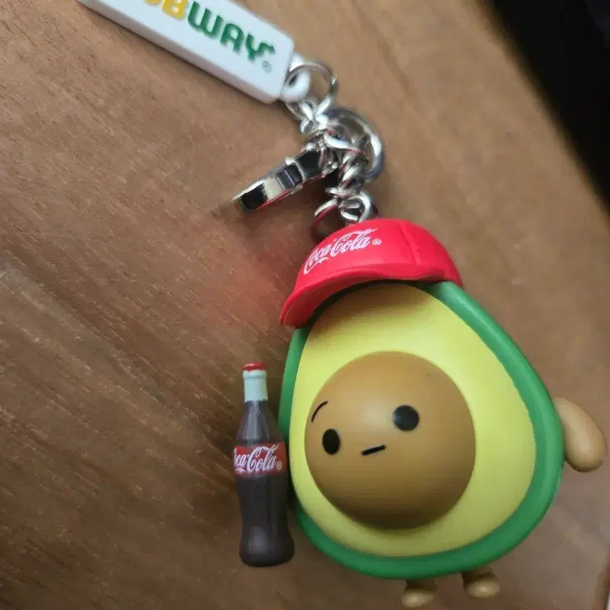 [BUNJANG] Subway Avocado Keyring / 서브웨이 아보카도 키링