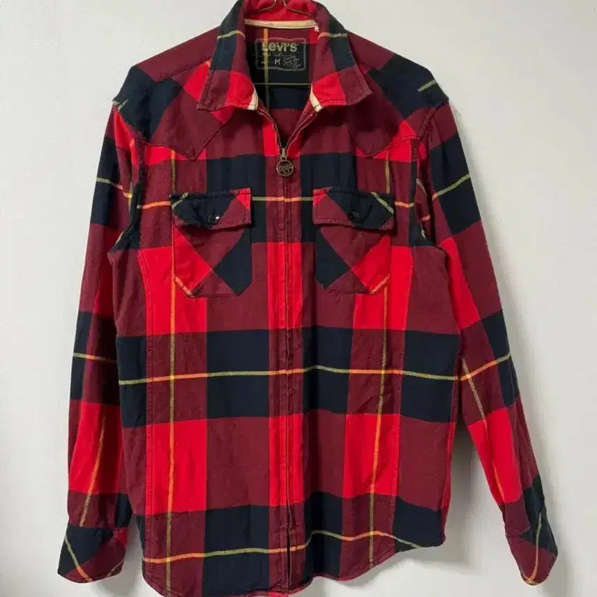 [BUNJANG] Levi's Western Shirt Zip-Up M / 리바이스 웨스턴 셔츠 집업 M