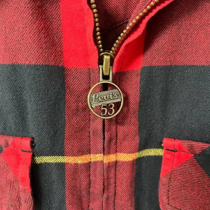 [BUNJANG] Levi's Western Shirt Zip-Up M / 리바이스 웨스턴 셔츠 집업 M