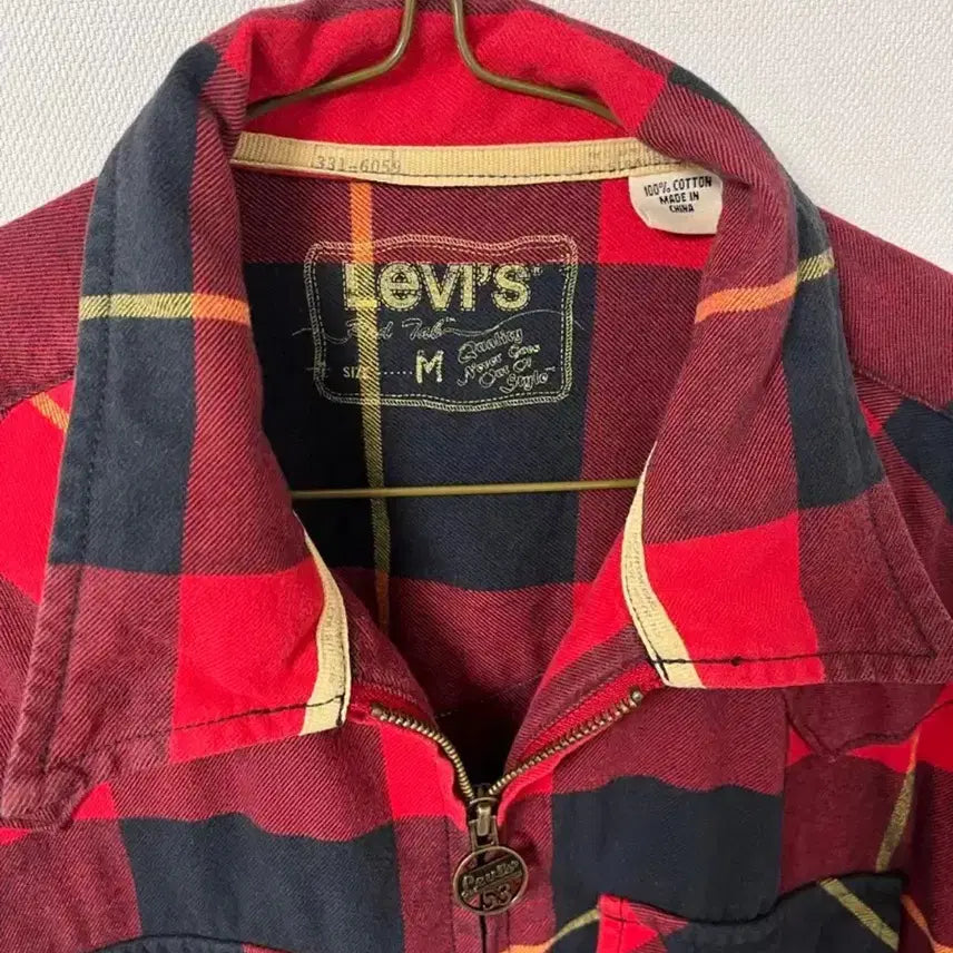 [BUNJANG] Levi's Western Shirt Zip-Up M / 리바이스 웨스턴 셔츠 집업 M