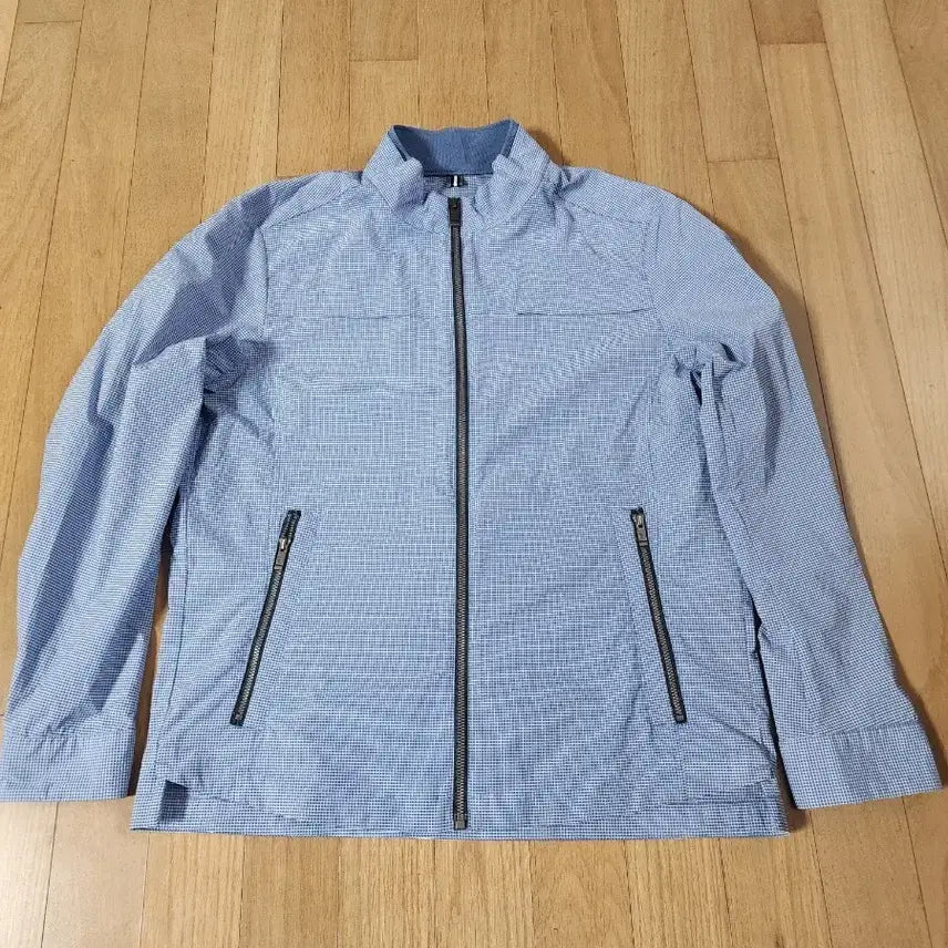 [BUNJANG] Daks Check Pattern Blouson Jacket 95 / 닥스  체크 패턴 블루종 점퍼 95