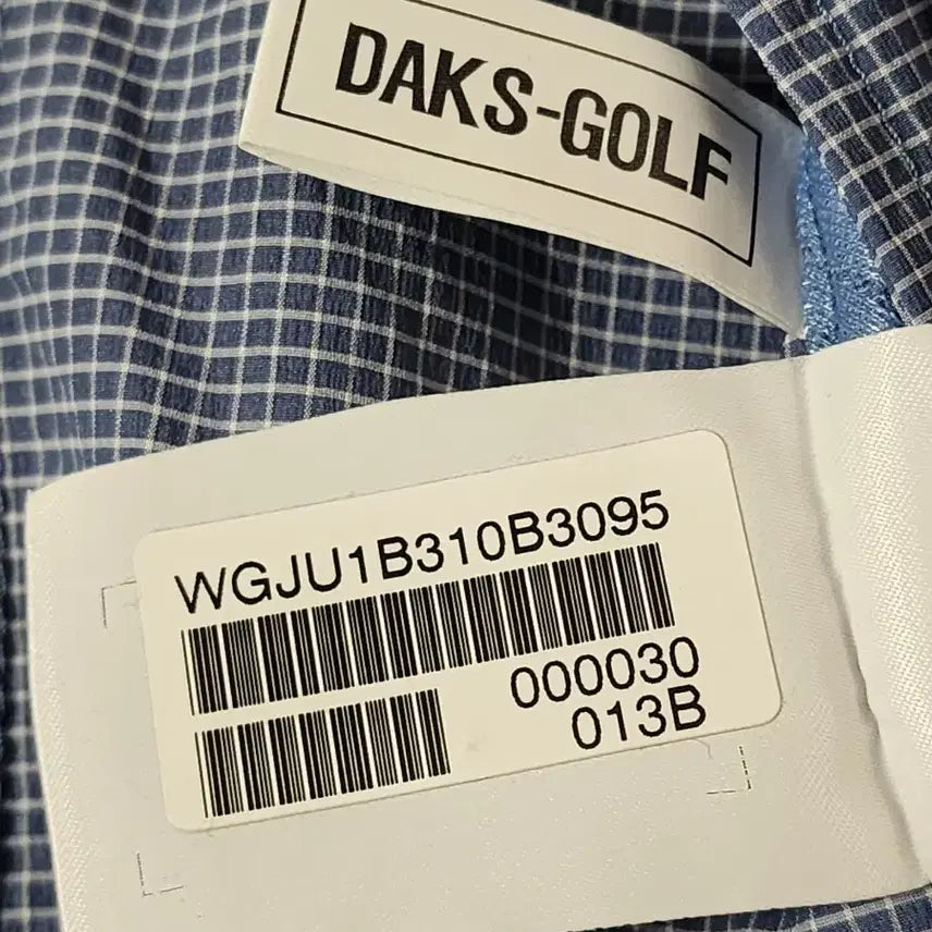 [BUNJANG] Daks Check Pattern Blouson Jacket 95 / 닥스  체크 패턴 블루종 점퍼 95