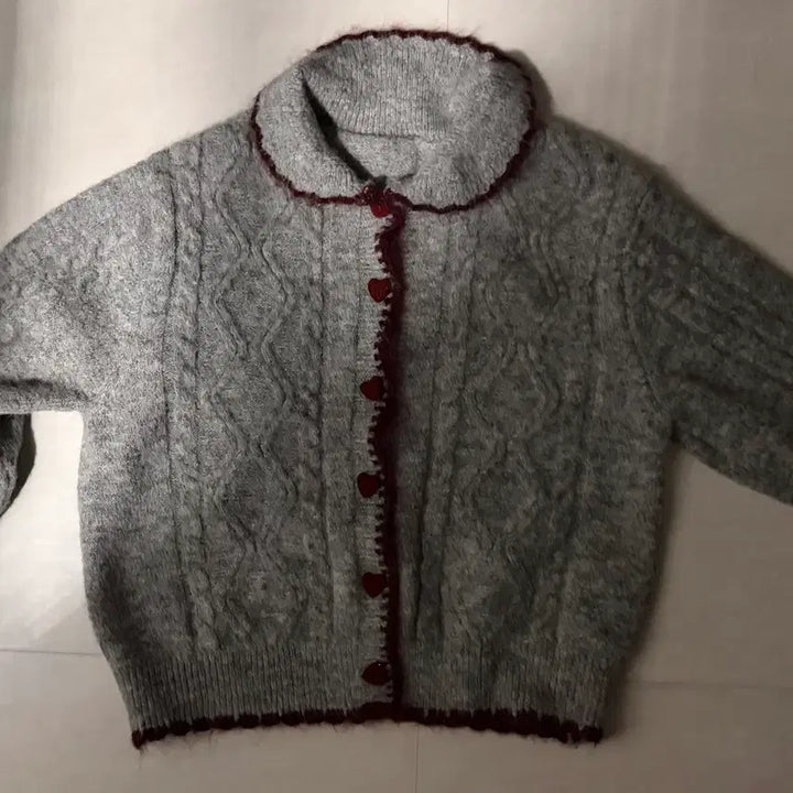 [BUNJANG] Heart Button Cardigan / 하트버튼 가디건