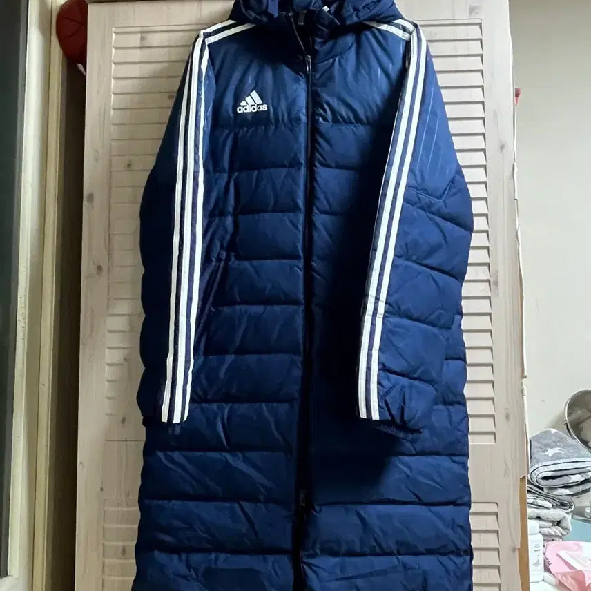 [BUNJANG] Adidas Long Padding 90 / 거의새거) 아디다스 롱패딩 90