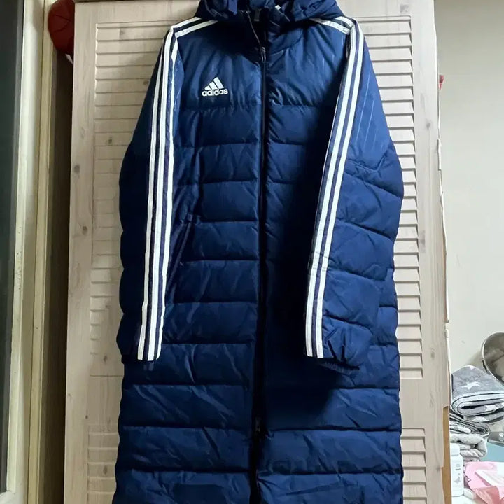 [BUNJANG] Adidas Long Padding 90 / 거의새거) 아디다스 롱패딩 90