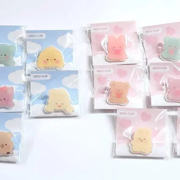 [BUNJANG] La Yeon Diary Clip Set / 라연팬시 다이어리 클립 집게 15개 일괄