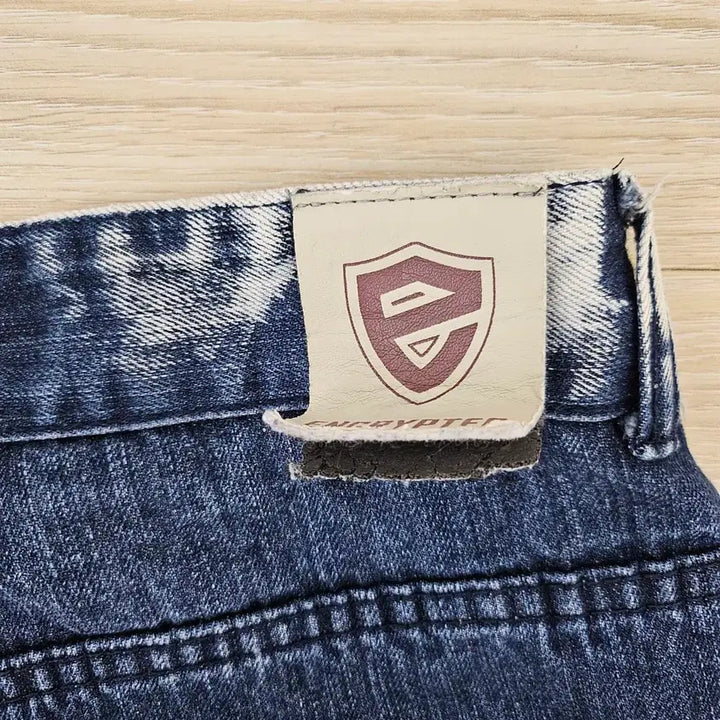 [BUNJANG] Denim Bermuda Pants / (실착1회) 데님 버뮤다팬츠 프리사이즈 오버핏