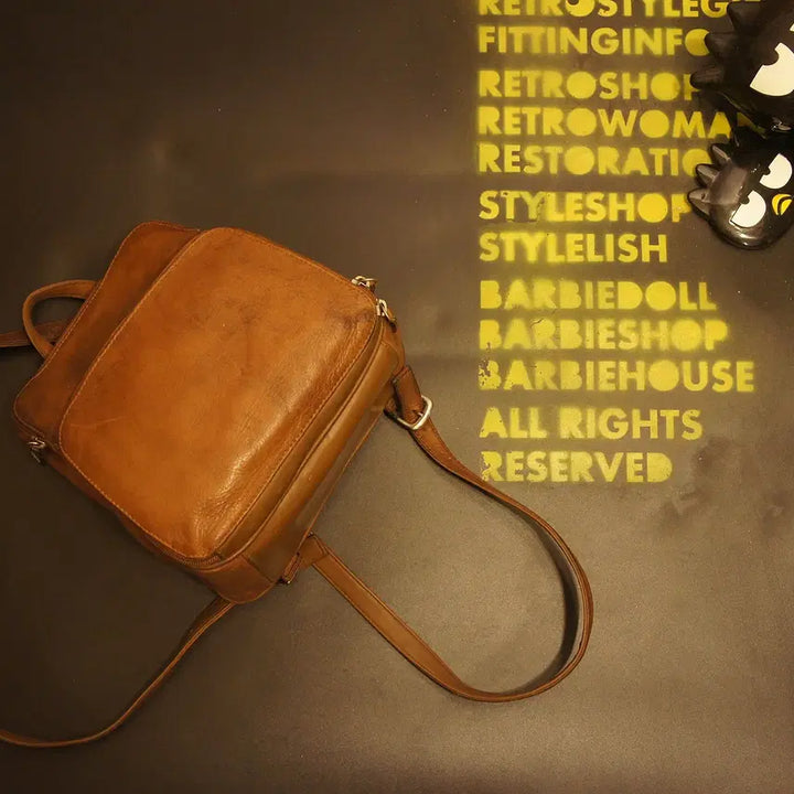 [BUNJANG] 501 Backpack Mini Leather Bag / 501백팩 가죽 배낭 미니가방 미니백 가죽백 가죽가방 빈티지가방
