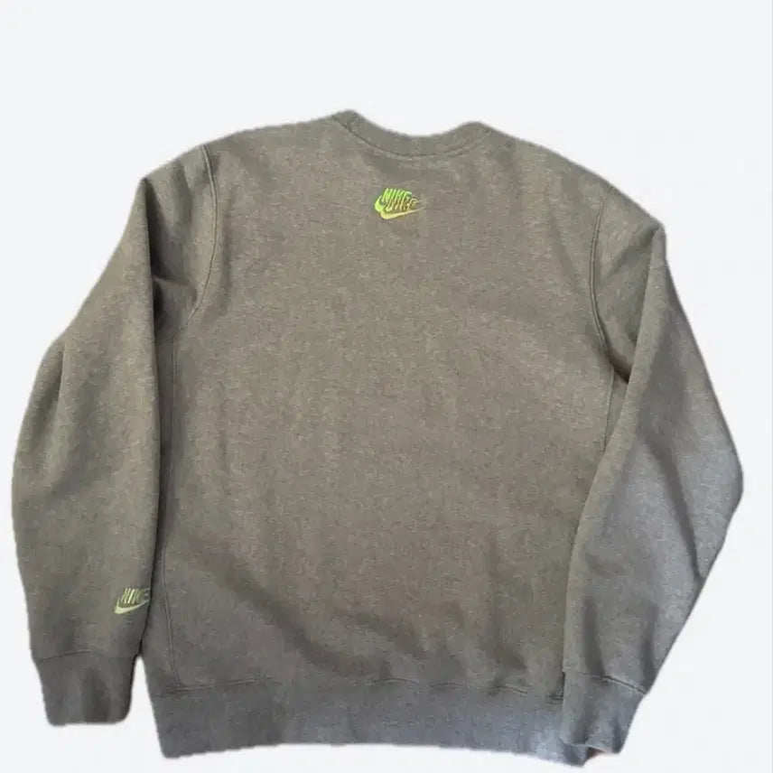 [BUNJANG] Nike Multi Logo Sweatshirt / (새것)나이키 회색 맨투맨 멀티 로고