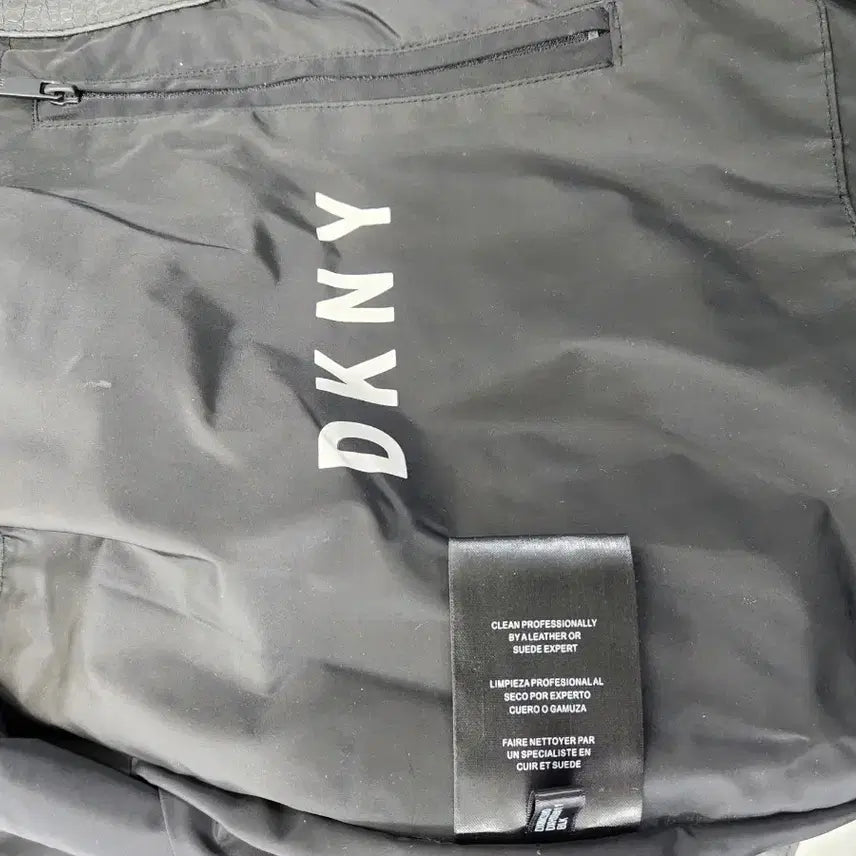 [BUNJANG] DKNY Men's Crocodile Leather Jacket / DKNY 남성 블랙 크로커다일 레더 자켓