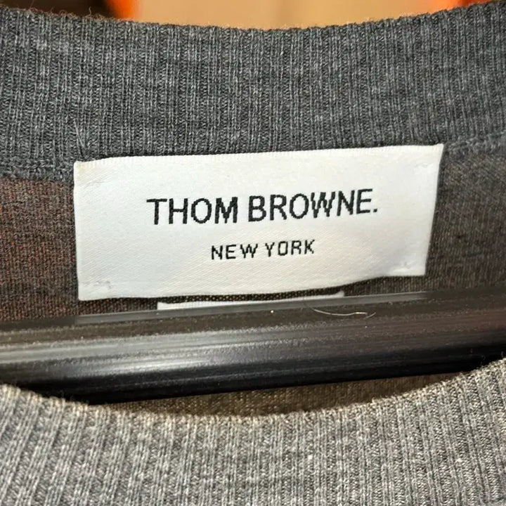 [BUNJANG] Thom Browne Merino Wool Knit Gray / {3}톰브라운 메리노울 니트 그레이