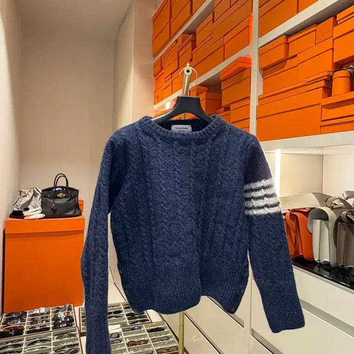 [BUNJANG] Thom Browne Cable Knit / {3}톰브라운 케이블 니트