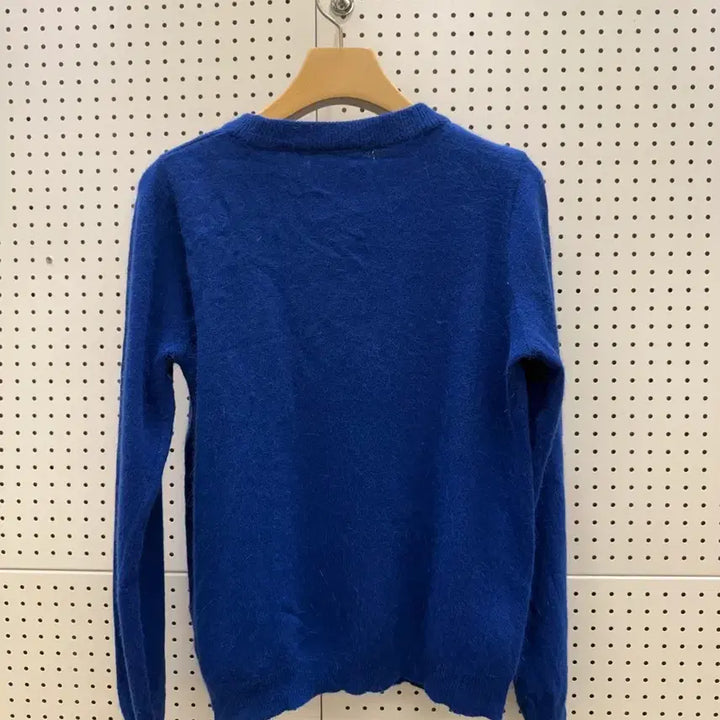 [BUNJANG] Lacoste Small Logo Blue Knit / 라코스테 스몰로고 블루 니트 U854