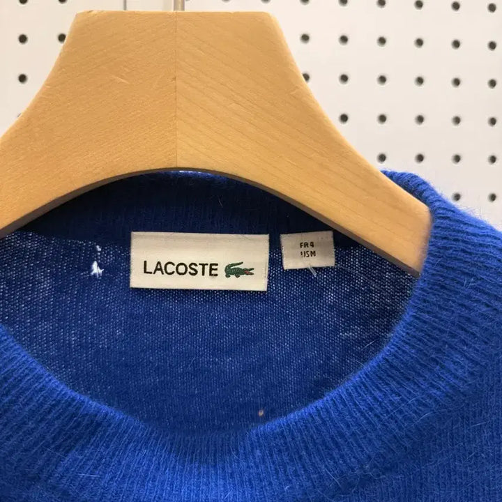 [BUNJANG] Lacoste Small Logo Blue Knit / 라코스테 스몰로고 블루 니트 U854