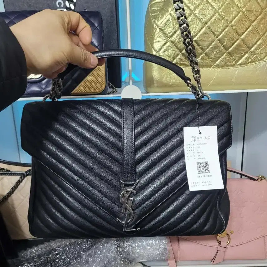 [BUNJANG] Saint Laurent Sunset Medium Satchel Bag / 생로랑 360 360. 사첼백 선셋미듐. 두개일괄시 320