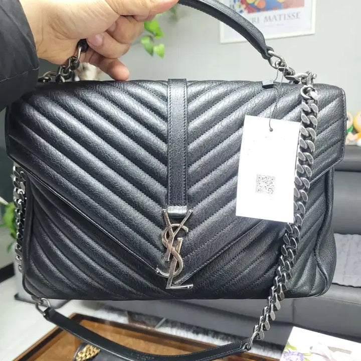[BUNJANG] Saint Laurent Sunset Medium Satchel Bag / 생로랑 360 360. 사첼백 선셋미듐. 두개일괄시 320