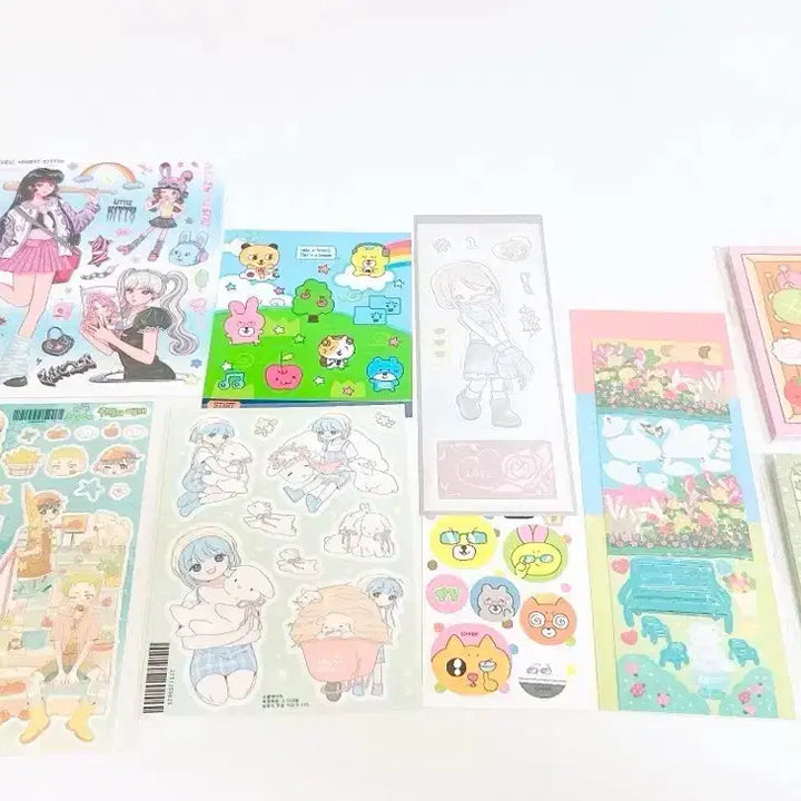 [BUNJANG] Bundle Set Decorative Stickers / 다꾸스티커 일괄/다꾸일괄/유르스티커/무디클럽/모난베어/인물다꾸/인물스티커