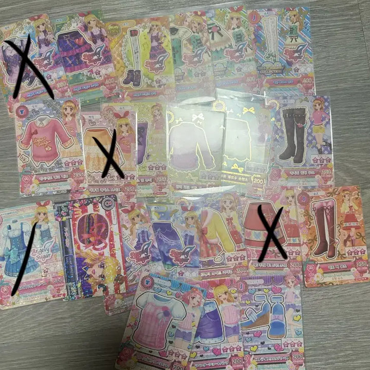 [BUNJANG] Aikatsu Ichigo &amp; Lime Card / 아이엠스타 아이카츠  이치고 라임 카드 판매