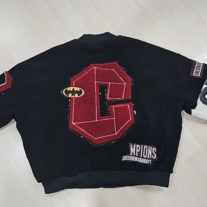 [BUNJANG] Black Baseball Jacket 3XL / 블랙 야구 스타일 자켓  3xl