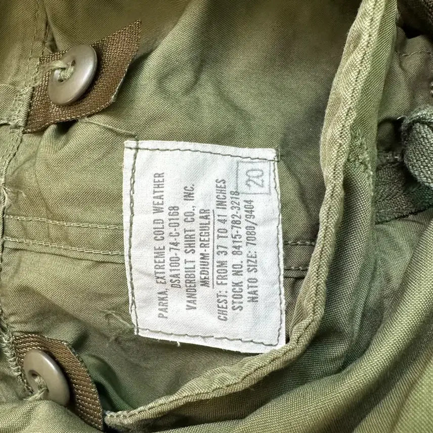 [BUNJANG] M65 Fishtail Parka Medium / M65 피쉬테일 개파카 데드스탁 미디엄(m)