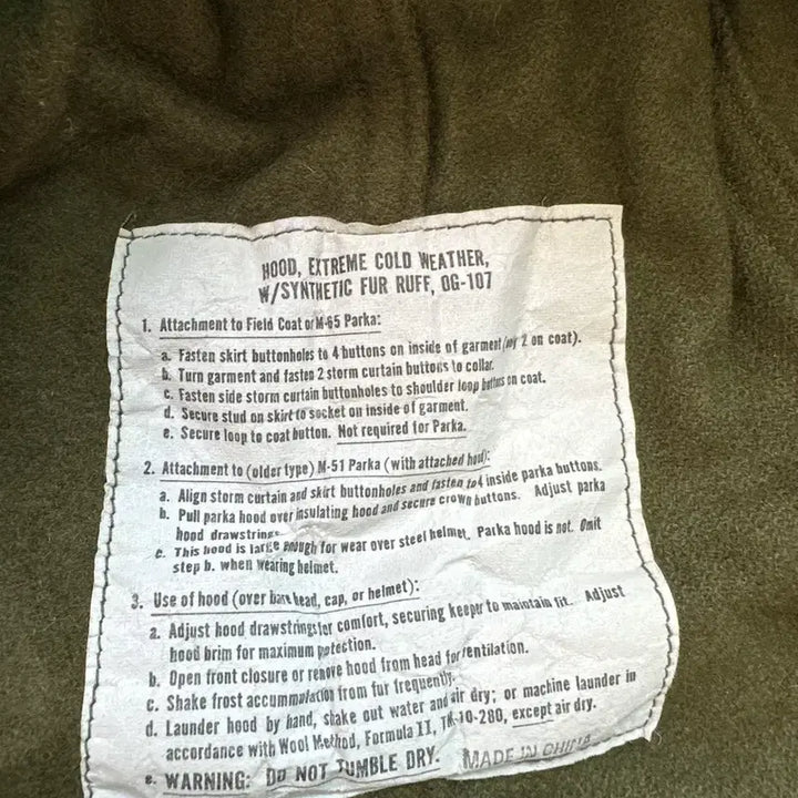 [BUNJANG] M65 Fishtail Parka Medium / M65 피쉬테일 개파카 데드스탁 미디엄(m)