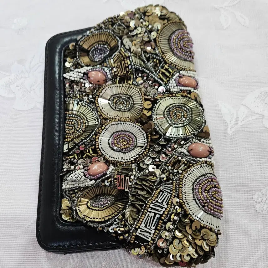 [BUNJANG] Clutch Bag / 비즈 스팽글 장식 클러치 백