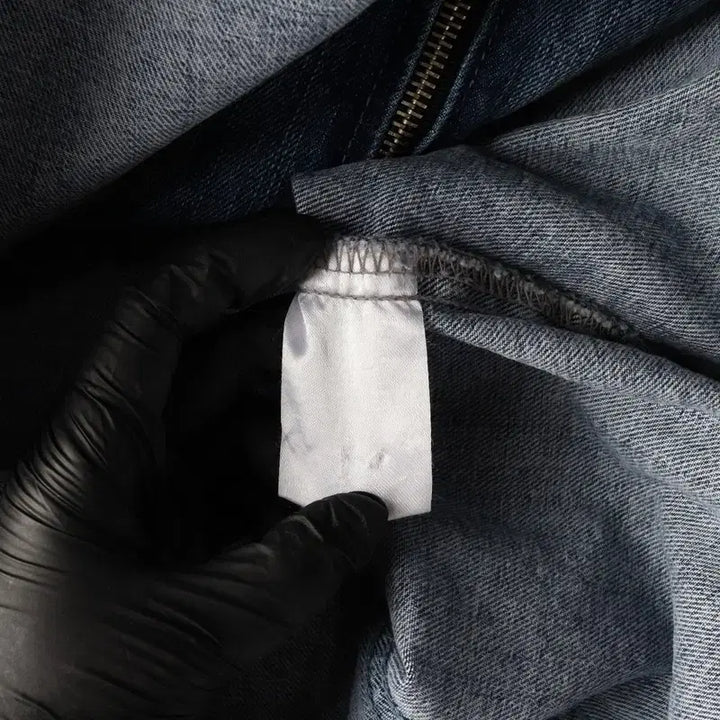 [BUNJANG] Steady Seoul Two Pocket Denim Jacket L / 스테디서울 투포켓 라운드카라 데님 집업 자켓 L