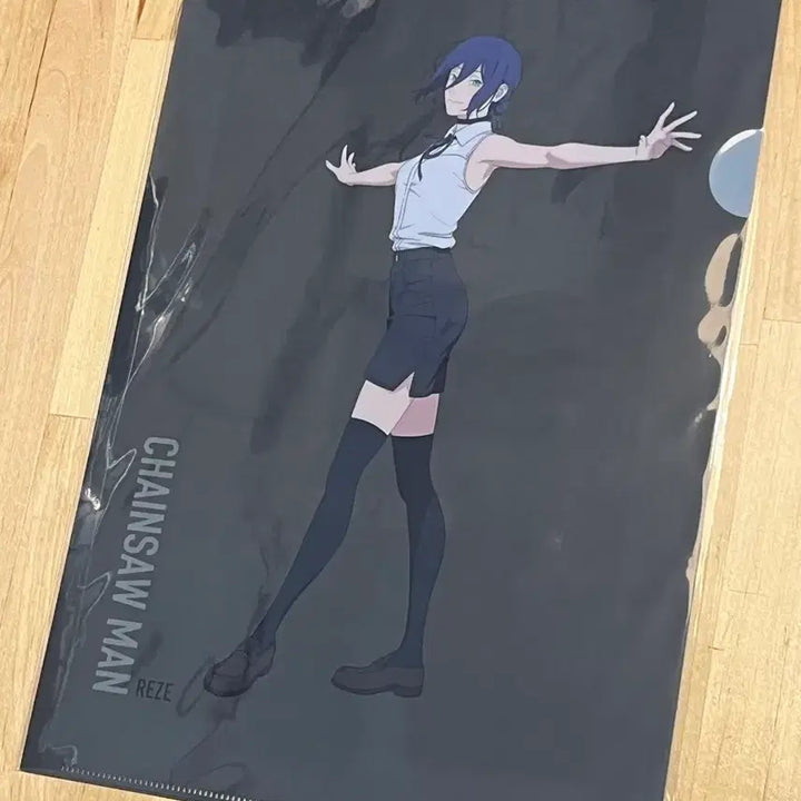 [BUNJANG] Chainsaw Man Reze Tokyo Base Yard Clear File Set / 도쿄 base yard tokyo 한정 체인소맨 레제 클리어파일 세트