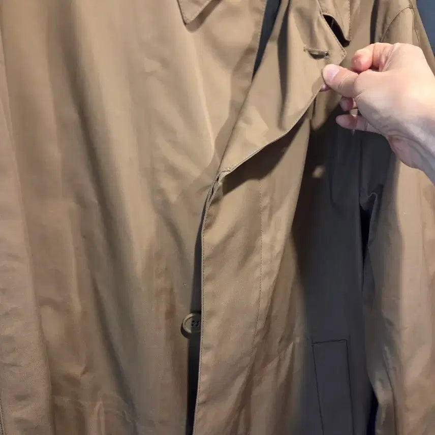 [BUNJANG] Uniqlo U Coat / 유니클로U 맥코트 M 브라운/베이지 (95~100)