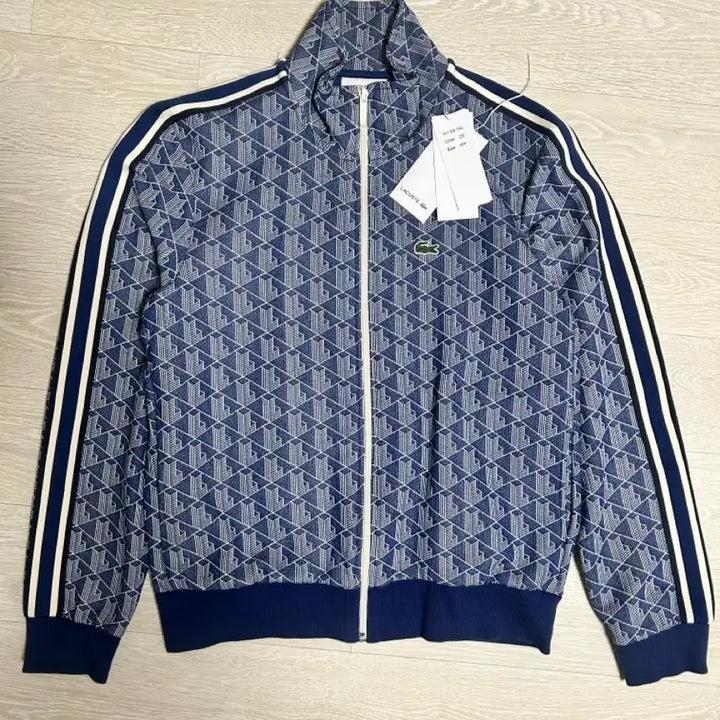 [BUNJANG] Lacoste Monogram Training Zip-Up / 라코스테 모노그램 트레이닝 집업