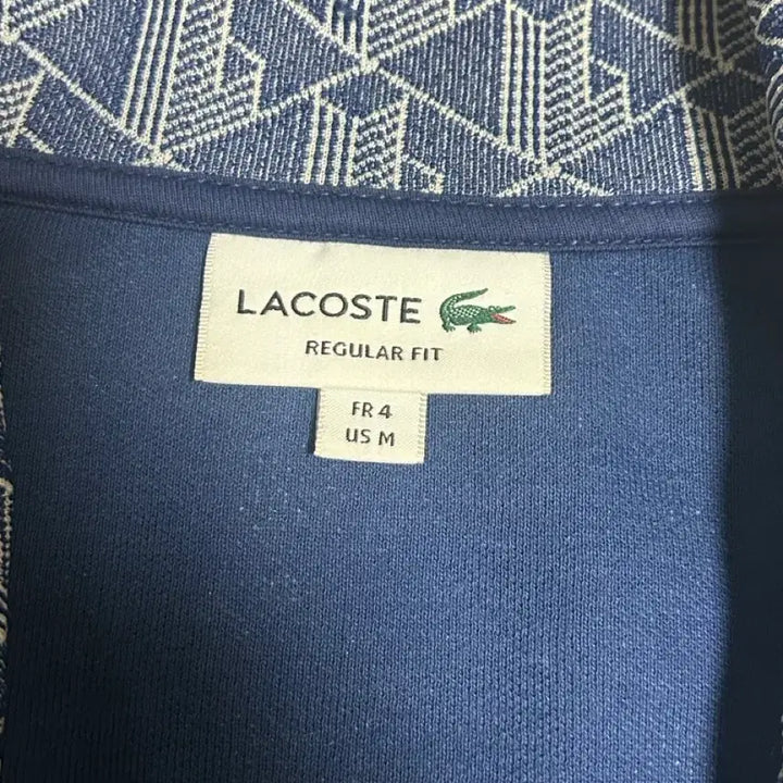 [BUNJANG] Lacoste Monogram Training Zip-Up / 라코스테 모노그램 트레이닝 집업