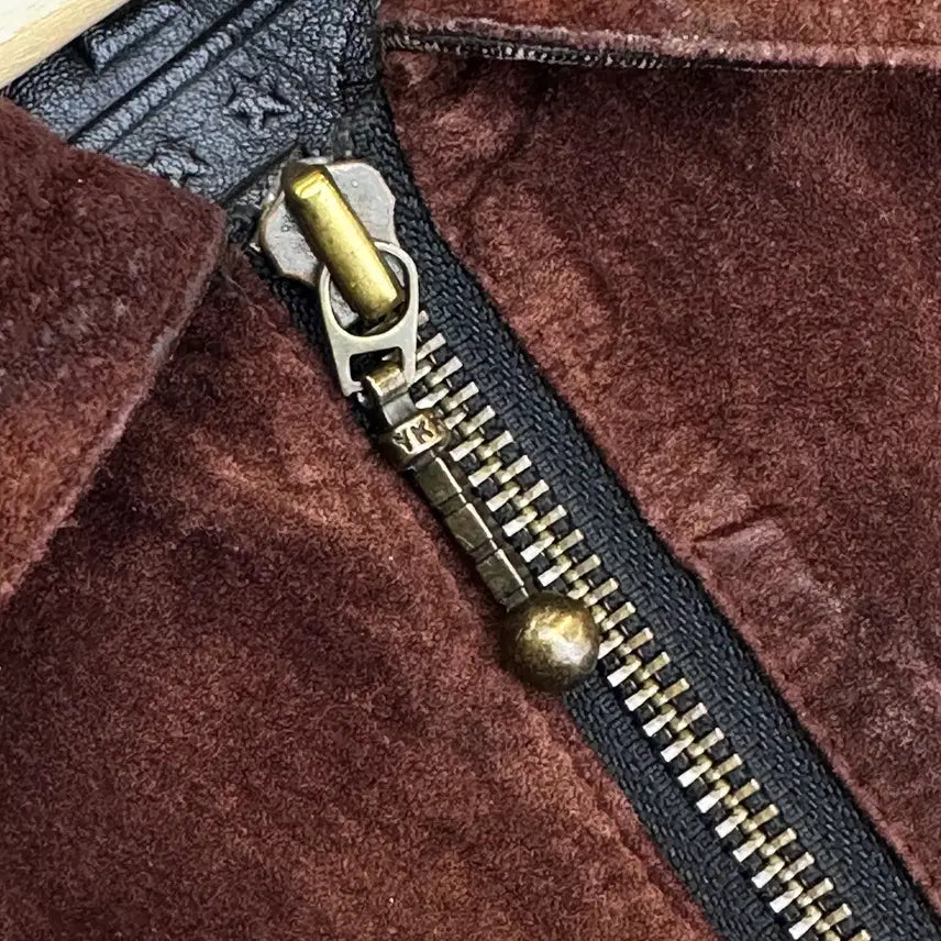 [BUNJANG] 90s Leather Leopard Jacket / 페카토 90s 레더 울 레오파드 자켓