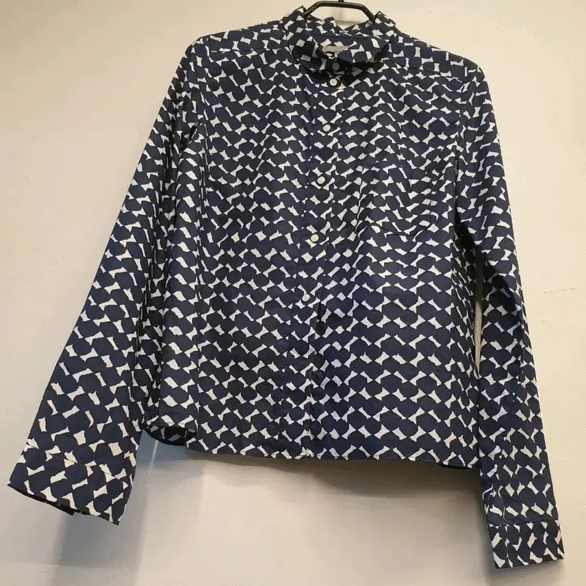 [BUNJANG] COS Pattern Cotton Shirt / (44~마른55)COS 코스 패턴 코튼 셔츠