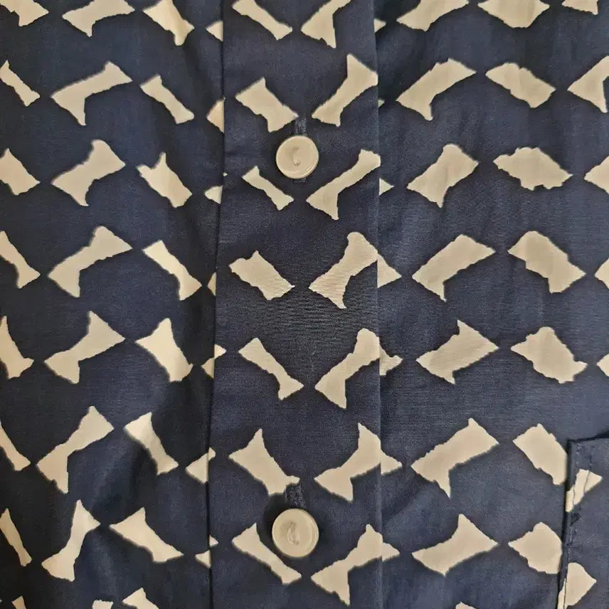 [BUNJANG] COS Pattern Cotton Shirt / (44~마른55)COS 코스 패턴 코튼 셔츠