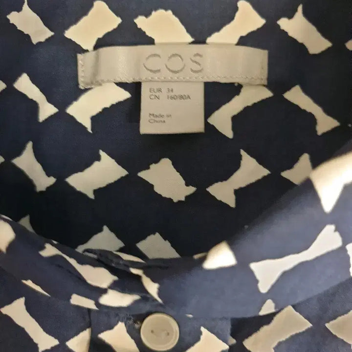 [BUNJANG] COS Pattern Cotton Shirt / (44~마른55)COS 코스 패턴 코튼 셔츠