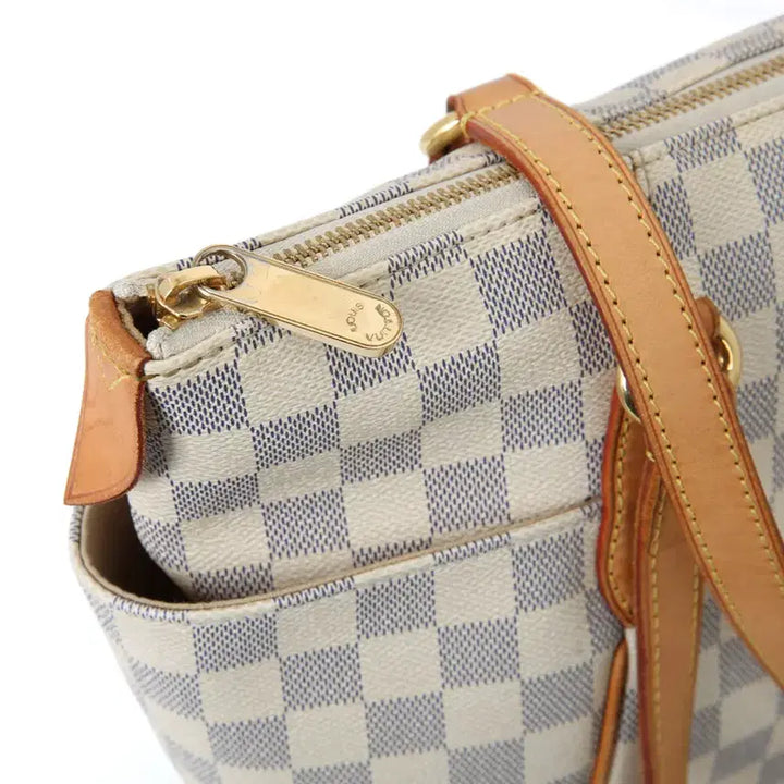 [BUNJANG] Louis Vuitton Damier Azur Totally PM Tote Bag / 루이비통 다미에 아주르 토탈리PM 쇼퍼백 N51261