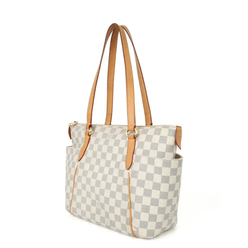 [BUNJANG] Louis Vuitton Damier Azur Totally PM Tote Bag / 루이비통 다미에 아주르 토탈리PM 쇼퍼백 N51261